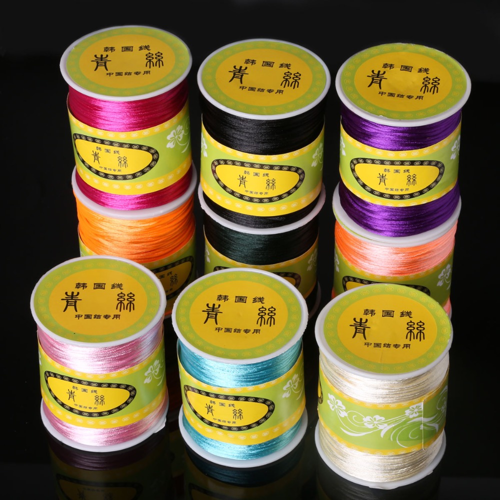 Ribbon Wired Satin - 1.5mm 70M/roll Nylon Cord Satin Braided