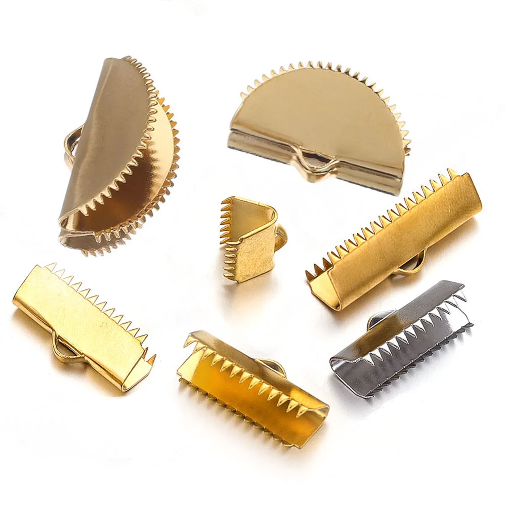 10~20pcs Stainless Steel Gold  - Ribbon Wired Satin ulasan dan harga