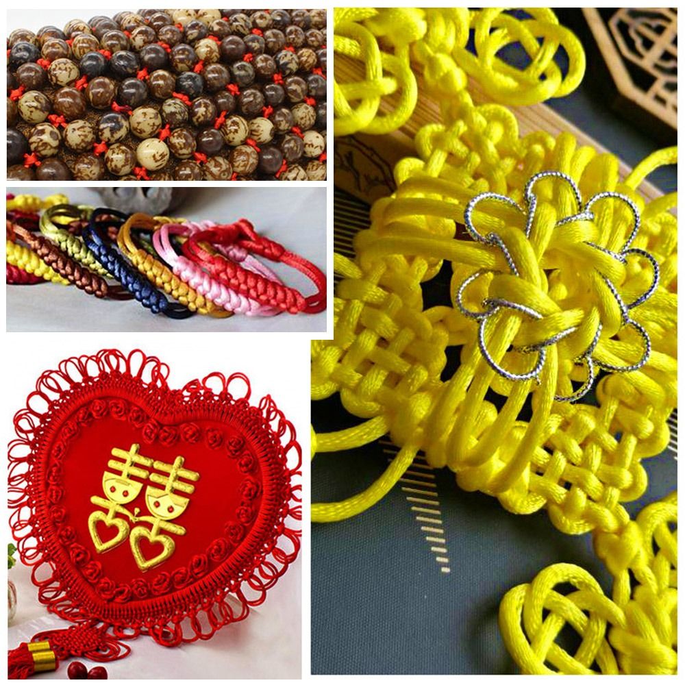 New 1.5mm Satin Cord 100M Soli - Ribbon Wired Satin ulasan dan harga