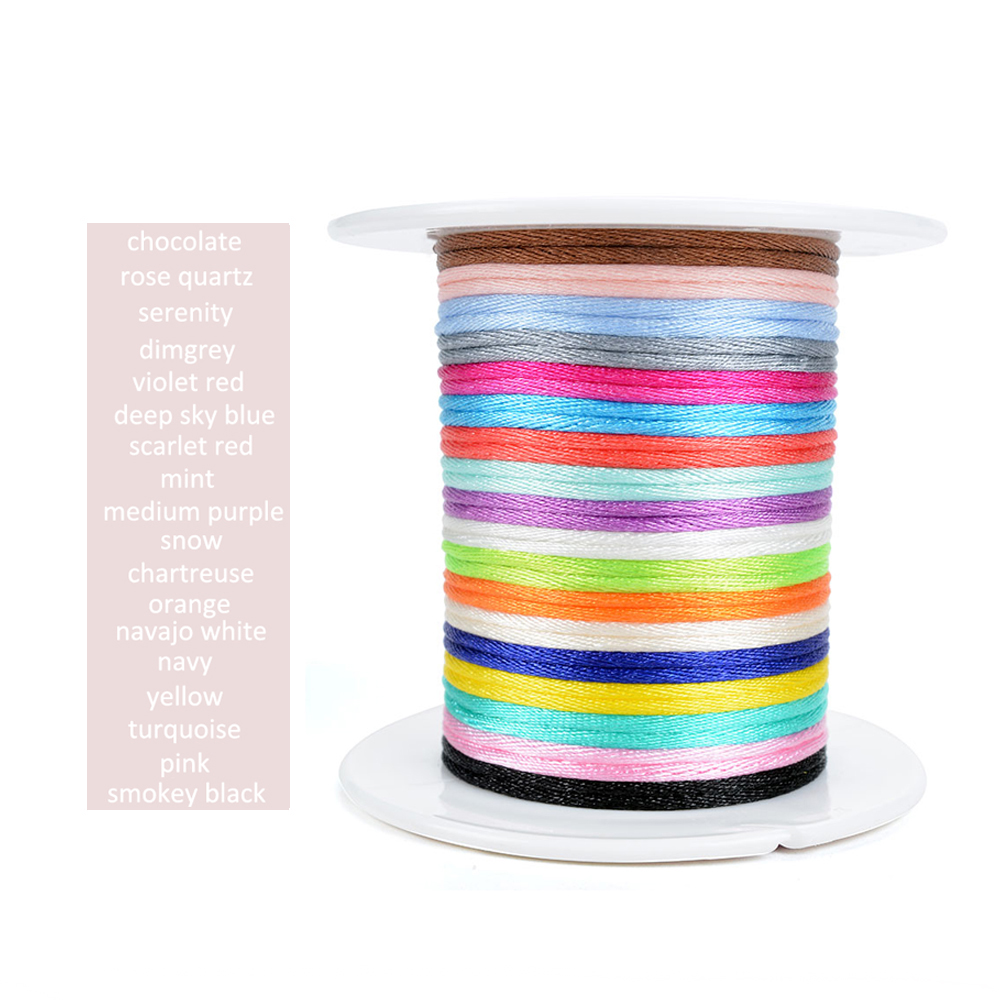 1.5mm Pacifier Clip Chain DIY  - Ribbon Wired Satin ulasan dan harga