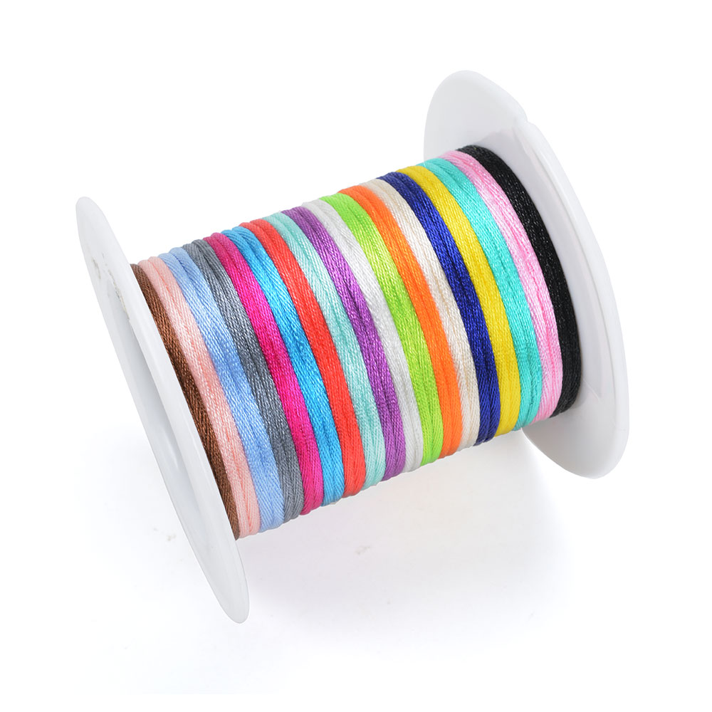 1.5mm Pacifier Clip Chain DIY  - Ribbon Wired Satin ulasan dan harga