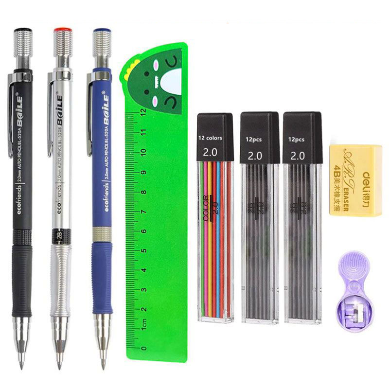 Mechanical Pencils Set 2.0mm w - Staedtler Pencil Lumocolor ulasan dan harga