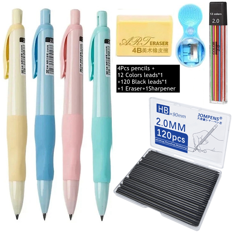 Mechanical Pencil Set 2.0mm HB - Staedtler Pencil Lumocolor ulasan dan harga