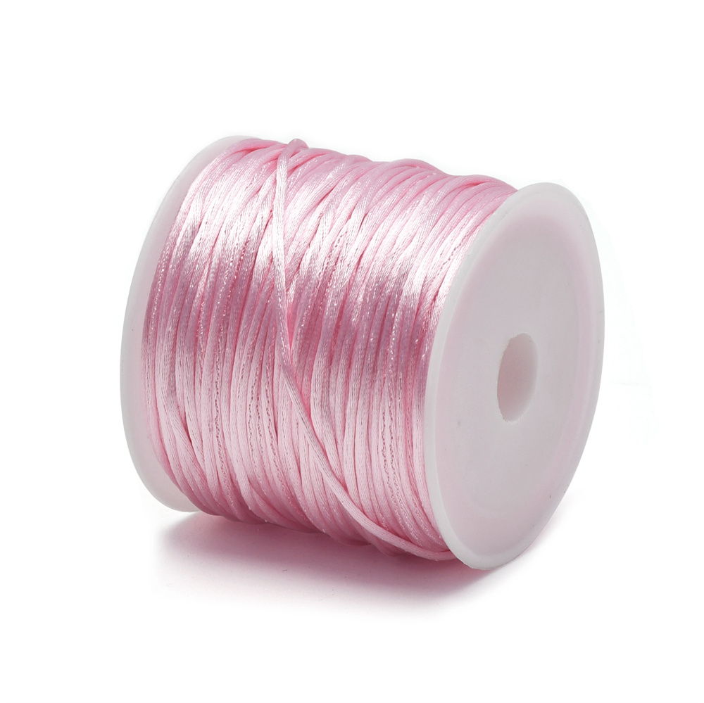 1.5mm Crafts Satin Rattail Cor - Ribbon Wired Satin ulasan dan harga