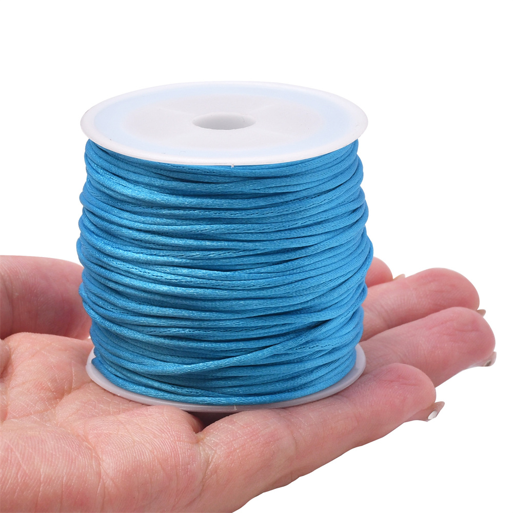 1.5mm Crafts Satin Rattail Cor - Ribbon Wired Satin ulasan dan harga