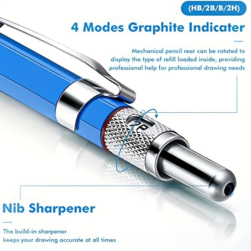 2.0mm Mechanical Pencil Set Bl - Staedtler Pencil Lumocolor ulasan dan harga